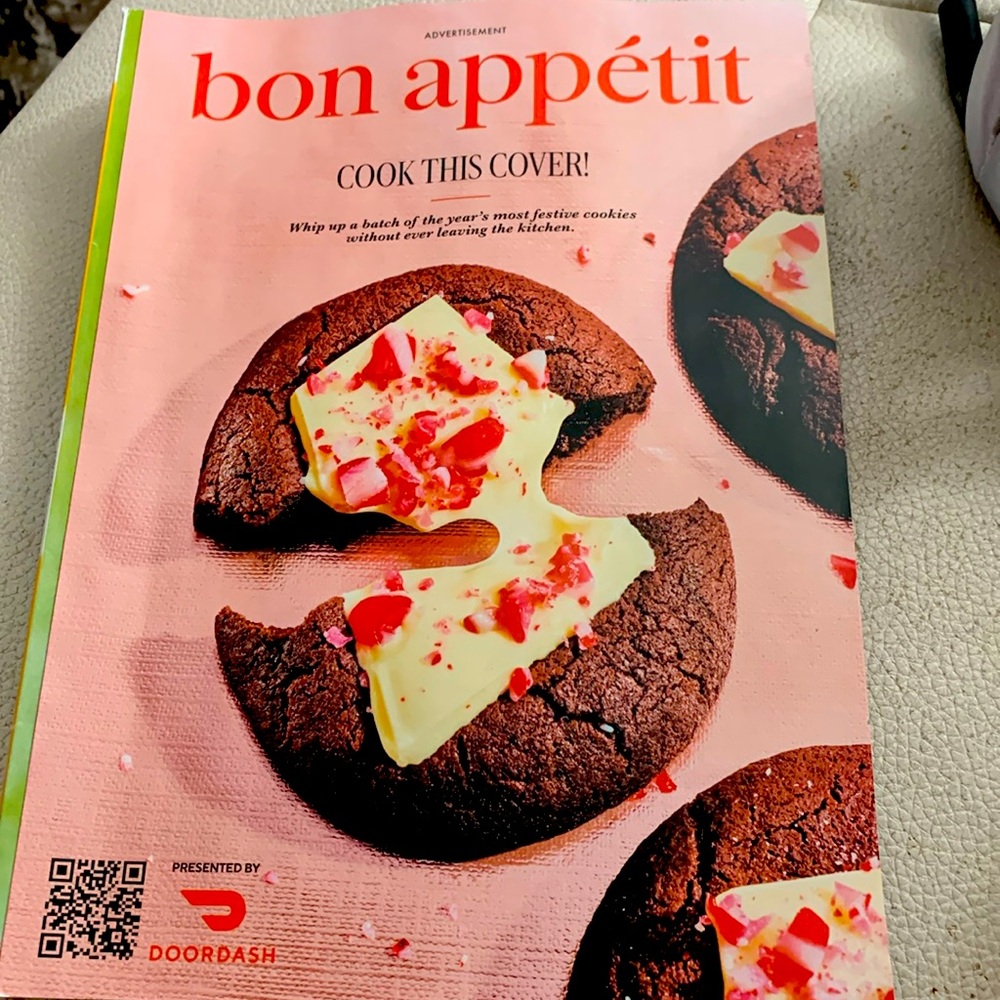 Bon Appetit Magazine December, 2024 January, 2025 Festive Cookies.